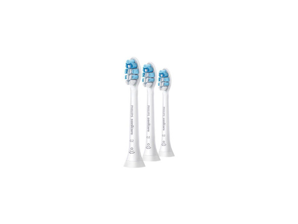 Sonicare Optimal Gum Health Replacement Toothbrush Heads, White, 3 Pack Set