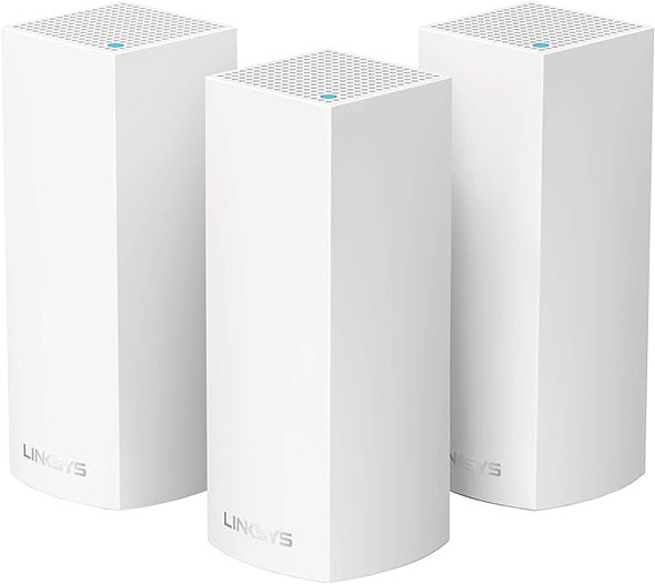 Linksys Velop Mesh Home WiFi System AC2200 2.2Gbps WHW0301 3 PACK - White