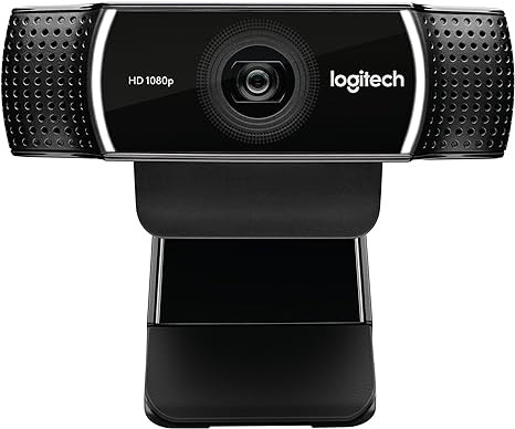 Logitech C922 Pro Stream Webcam 1080P Camera for HD Video 960-001087 - Black