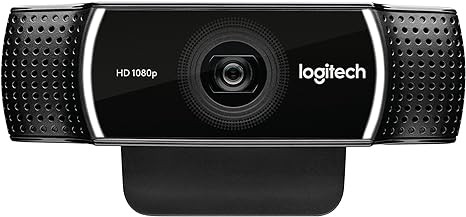 Logitech C922 Pro Stream Webcam 1080P Camera for HD Video 960-001087 - Black