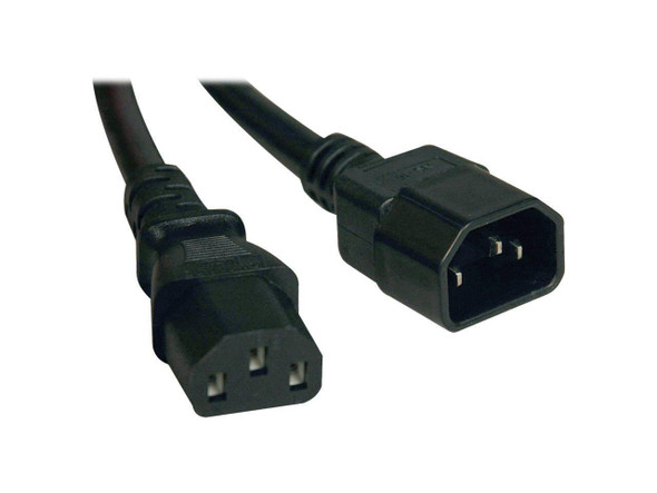 Tripp Lite Heavy-Duty Power Extension Cord, 15A, 14AWG (IEC-320-C14 to