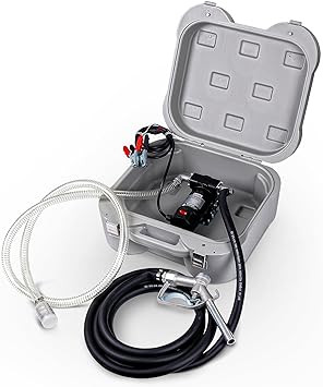 Fuelworks Fuel Box Transfer Pump Kit Portable 10GPM/40LPM Diesel GUF006 - Gray