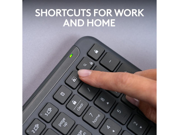 Logitech Signature Slim K950 Wireless Sleek Keyboard, Switch Between Devices
