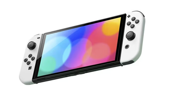 NINTENDO SWITCH OLED MODEL WITH WHITE JOY-CON HEGSKAAAA - WHITE