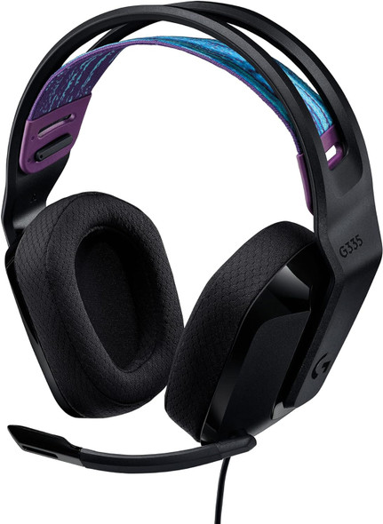 Logitech G335 Wired Gaming Headset 981-000977 (Wired) - Black