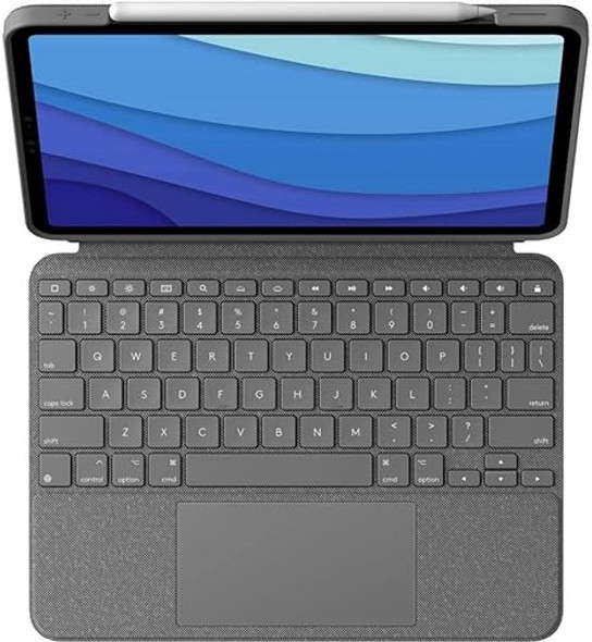 Logitech Combo iPad Pro 11" Keyboard Case Detachable Backlit - Oxford Gray
