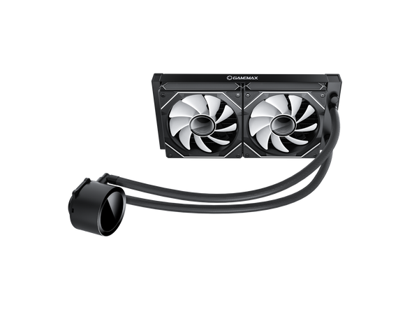 GAMEMAX IceBurg 240 Digital BK, Liquid CPU Cooler 240mm Addressable ARGB Pump