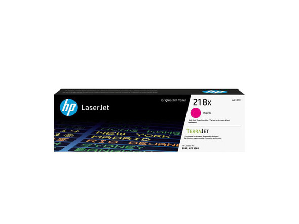 HP 218X High Yield Magenta Original LaserJet Toner Cartridge, ~2,500 pages HP 218X High Yield Magenta Original LaserJet Toner Cartridge, ~2,500 pages