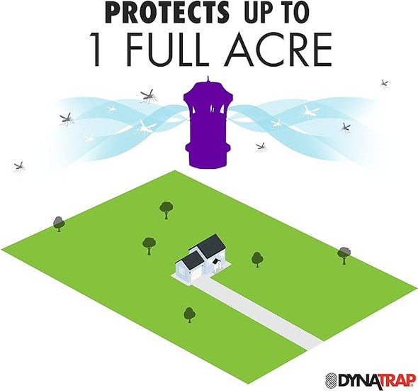 DynaTrap DT1775 Large Mosquito & Flying Insect Trap Protects 1 Acre - Black/Blue DynaTrap DT1775 Large Mosquito & Flying Insect Trap Protects 1 Acre - Black/Blue