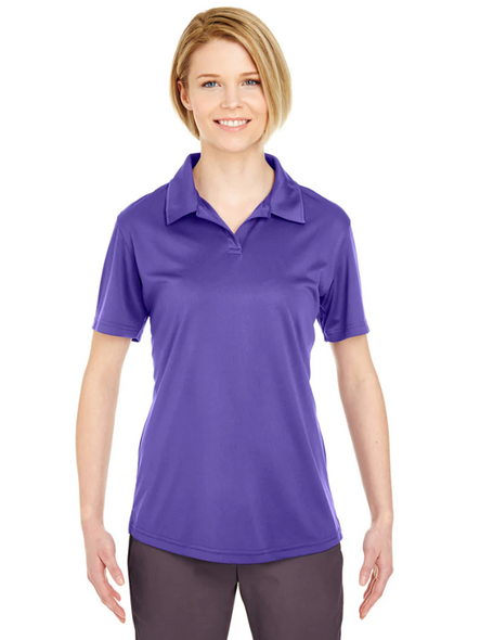 8425L UltraClub Ladies Sport Performance Interlock Polo New