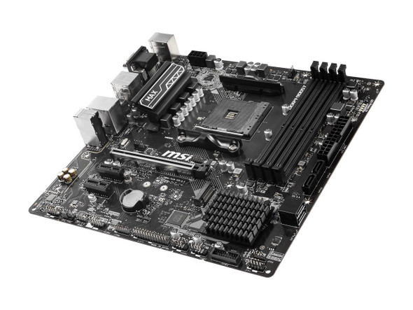 MSI B450M PRO-VDH MAX AM4 AMD B450 USB3.2 Micro-ATX Motherboard