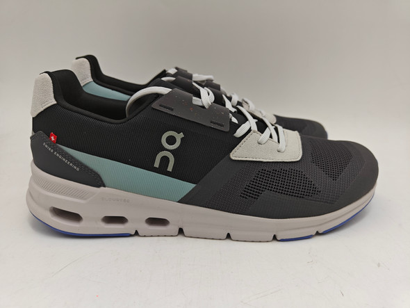 87.98216 ON MEN'S CLOUDRIFT SNEAKERS SIZE 11 MAGNET/GRAY/BLUE MIST