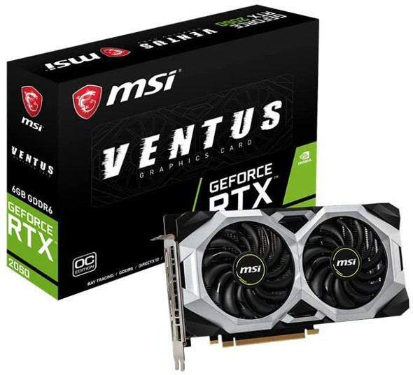 MSI Gaming RTX 2060 6GB GDRR6 OC Graphics Card