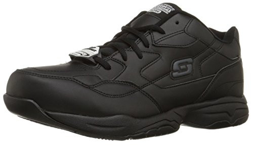 77032EW Skechers Men's Felton Black Size 7.5 Wide