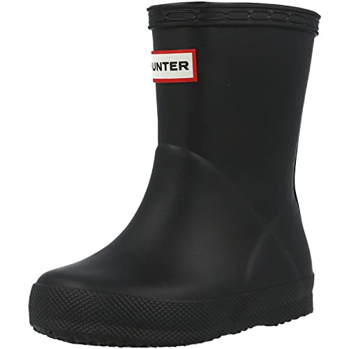 KFT5094RMA HUNTER KIDS FIRST CLASSIC RAIN BOOTS BLACK SIZE 3 BOYS