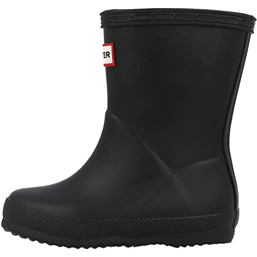 KFT5094RMA HUNTER KIDS FIRST CLASSIC RAIN BOOTS BLACK SIZE 3 BOYS
