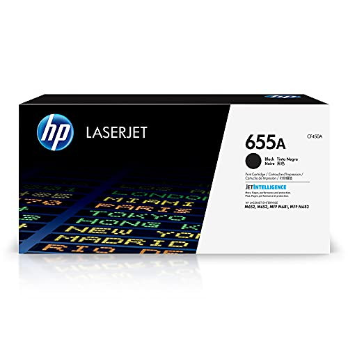 HP 655A BLACK TONER CARTRIDGE SERIES CF450A - BLACK
