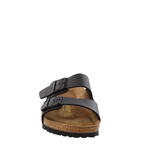 0051791 BIRKENSTOCK MEN'S ARIZONA BIRKO-FLOR SANDALS REGULAR FIT BLACK SIZE 9