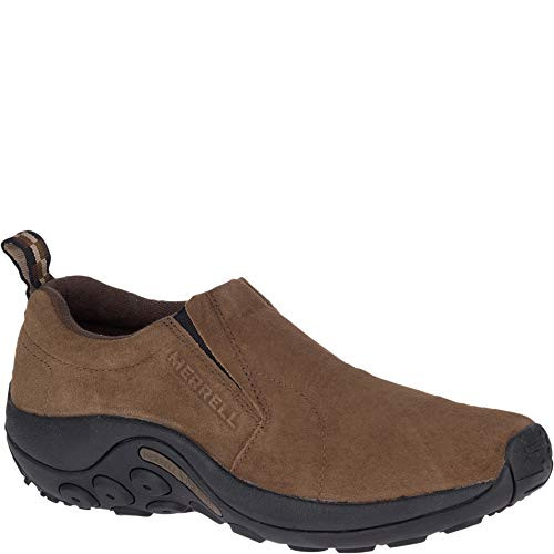 MERRELL MENS JUNGLE MOC LOAFER, DARK EARTH, SIZE 10 US