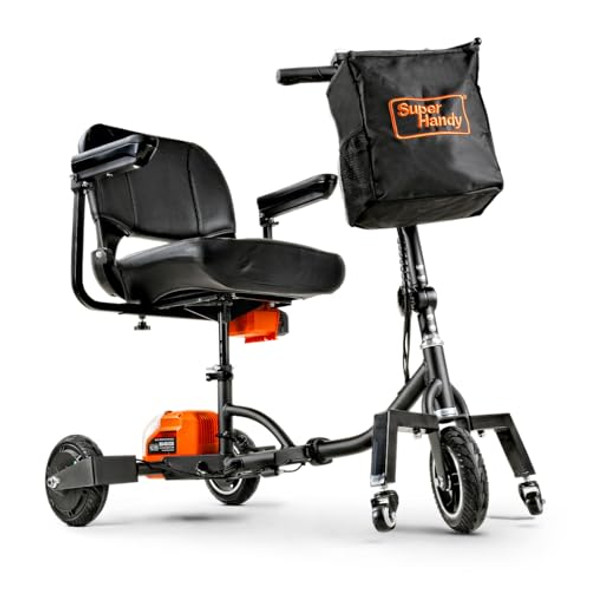 SuperHandy Passport Plus Mobility Scooter - Foldable 3 Wheel, Aluminum Frame SuperHandy Passport Plus Mobility Scooter - Foldable 3 Wheel, Aluminum Frame