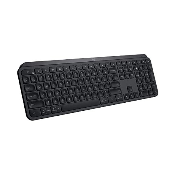 Logitech MX Keys Advanced Wireless Illuminated Keyboard Responsive Typing