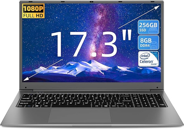 For Parts: SGIN Laptop 17 Inch M17PRO FHD J4105 8GB RAM 256GB SSD DEFECTIVE MOTHERBOARD