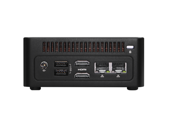 ASRock Industrial 4X4 BOX-8840U Black Fanned Barebone  2 x 262-pin SO-DIMM DDR5