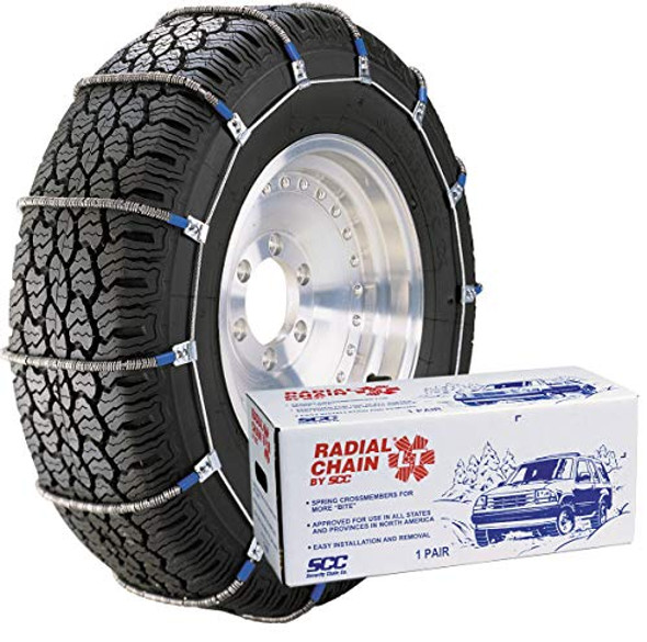SCC TC2111MM Radial Chain LT Cable Tire Traction Chain for Light Trucks Set of 2