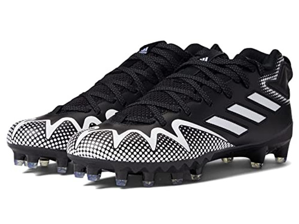 Adidas Men's Freak 22-Team Football Shoe Black/White/GRAY SIZE 10.5