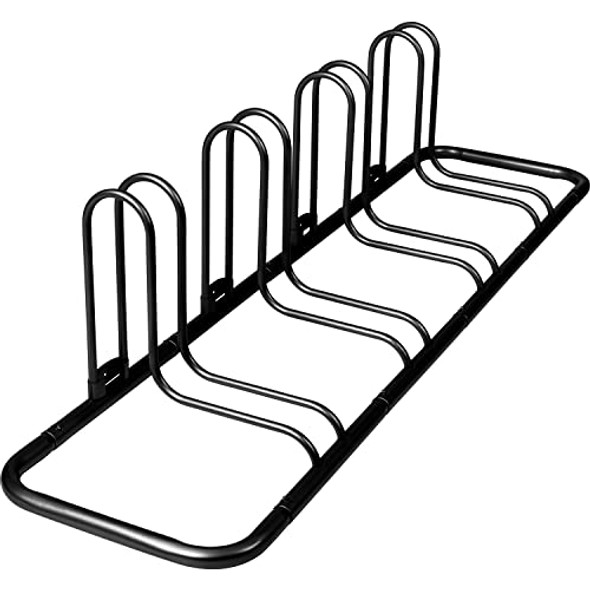 Retrospec Stash Rack 2,4 & 5 Bike Floor Stand Bicycle Storage Organizer - Black