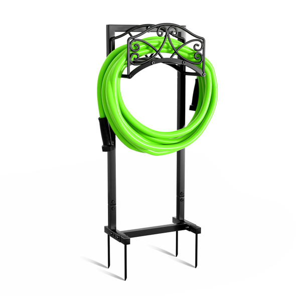Garden Hose Holder Thick Metal Hose Holder Freestanding Hose Holders Black Garden Hose Holder Thick Metal Hose Holder Freestanding Hose Holders Black