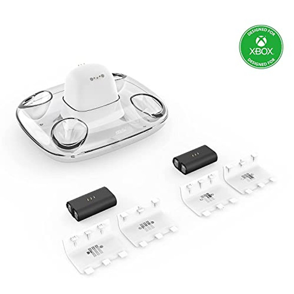 8BITDO Dual Charging Dock for Xbox Wireless Controllers, Magnetic Secure (White)