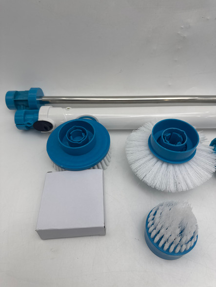 Junxin Hurricane Spin Scrubber Rechargeable Cordless, SH-308 - Blue/White