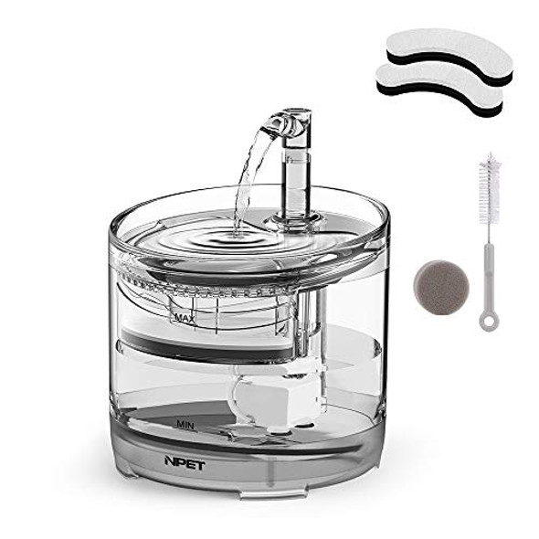 NPET WF050 Cat Water Fountain, Dog Water Dispenser, 1.5L Super Quiet