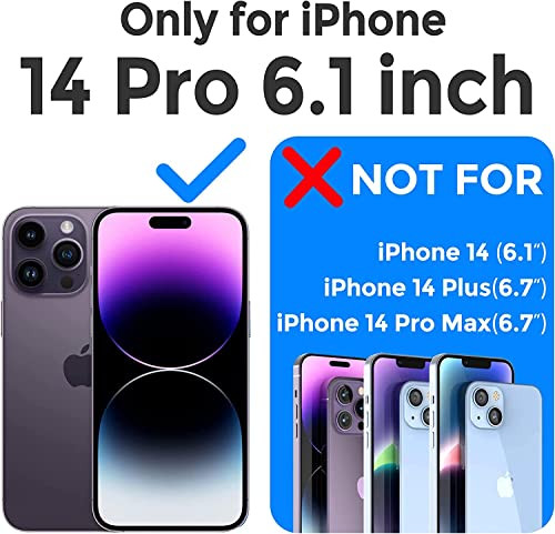 Mkeke Magnetic Designed for iPhone 14 Pro Case with Magsafe Military Grade
