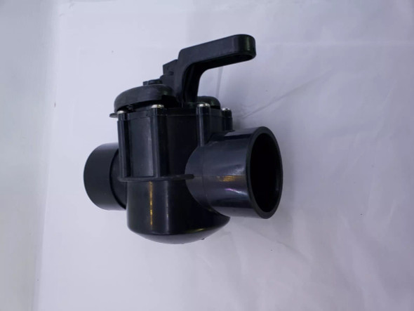 PENTAIR - 2-WAY POOL WATER DIVERTER VALVE 2-1/2", 200176.B - BLACK