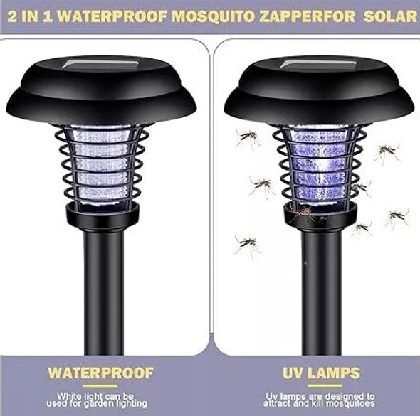 Hakol BH-381-8 PACK Solar Bug Zapper Main - Black