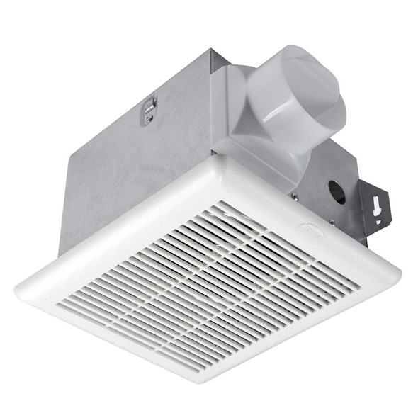 HAMPTON BAY 70 CFM NO CUT WALL/CEILING MOUNT EXHAUST BATH FAN 1002075193