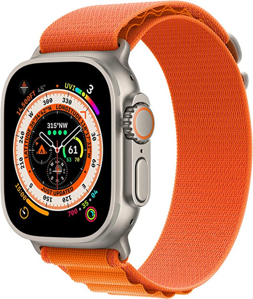 Apple Watch Band Alpine Loop band 49mm Small MQDY3AM/A - Orange