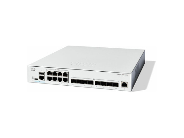 Cisco Catalyst C1300-16XTS Layer 3 Switch, 8 Ports - Manageable - 10 Gigabit