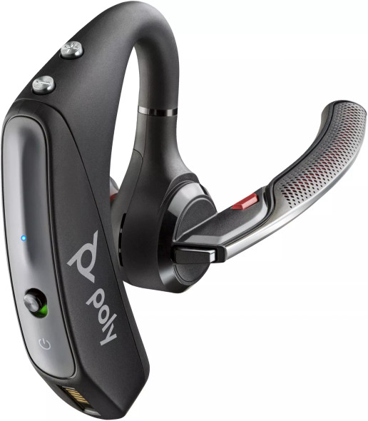 POLY Voyager 5200 UC Headset Wireless Ear-hook, Micro-USB Bluetooth - Black