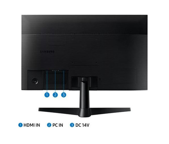 SAMSUNG 24” T35F FHD IPS 75Hz AMD FreeSync 3-Sided Borderless Monitor - BLACK