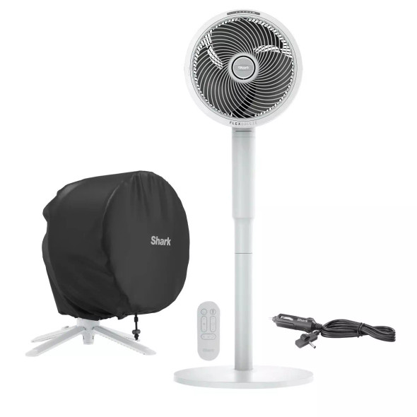 SHARK FLEXBREEZE CORDLESS FAN PEDESTAL TO TABLETOP CAPABILITIES UH205 - GRAY