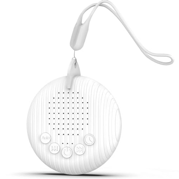 ANYPLUS WHITE NOISE SOUND MACHINE PORTABLE 10 SOOTHING SOUNDS 10 SOUNDS - WHITE