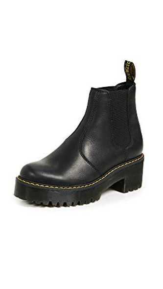 23917001 DR. MARTENS ROMETTY BURNISHED WYOMING CHELSEA BOOTS BLACK SIZE 10