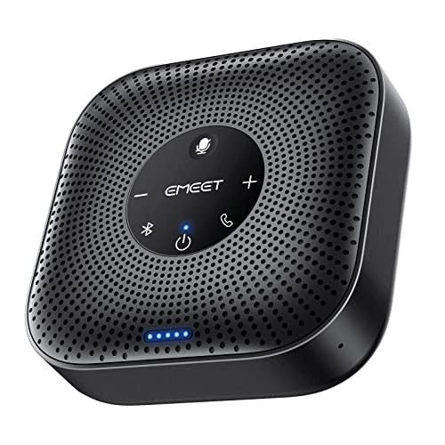 EMEET CONFERENCE SPEAKERPHONE M0 PLUS, 4 AI MICS 360° VOICE PICKUP E1103 - BLACK