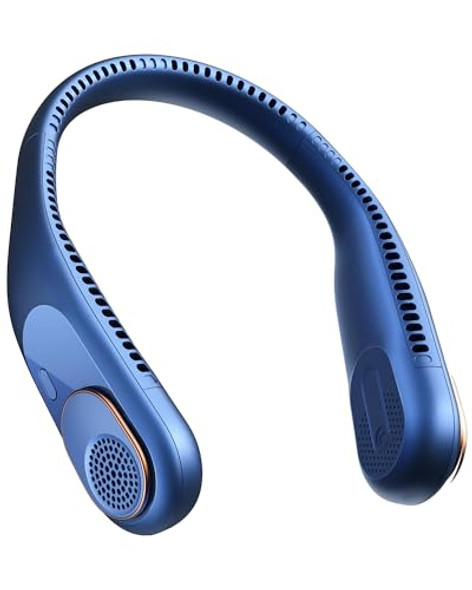 SWEETFULL PORTABLE NECK FAN 360° COOLING BLADELESS PERSONAL FAN - BLUE
