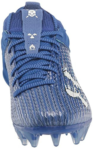 Under Armour Men's Blur Smoke 2.0 Molded Cleat Football Shoe Royal/White 8