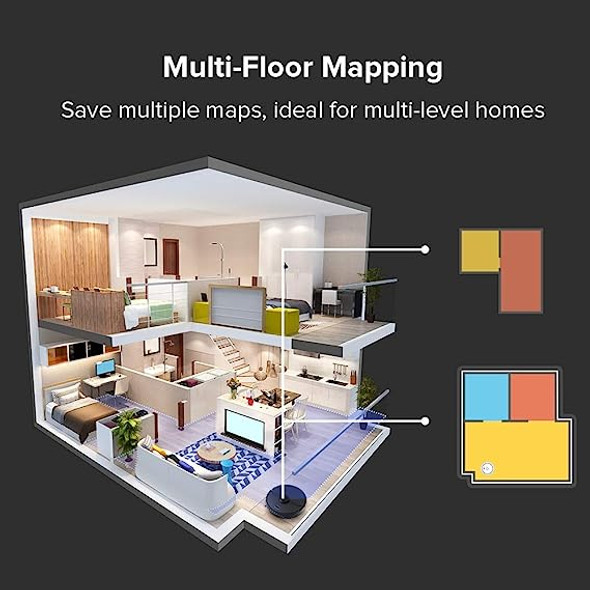 Roborock S6 Robot Vacuum, Robotic Vacuum Cleaner Mop Adaptive Mapping - BLACK Roborock S6 Robot Vacuum, Robotic Vacuum Cleaner Mop Adaptive Mapping - BLACK