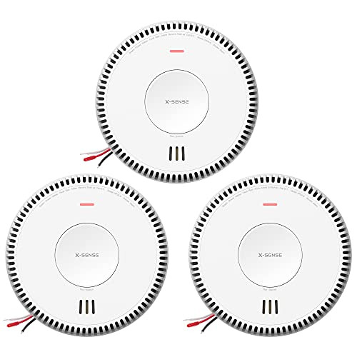 X-Sense Hardwired Smoke Detectors 3-Pack XP04-S